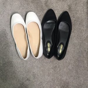 2 Nine West flats. Size 6.5. $10 for both